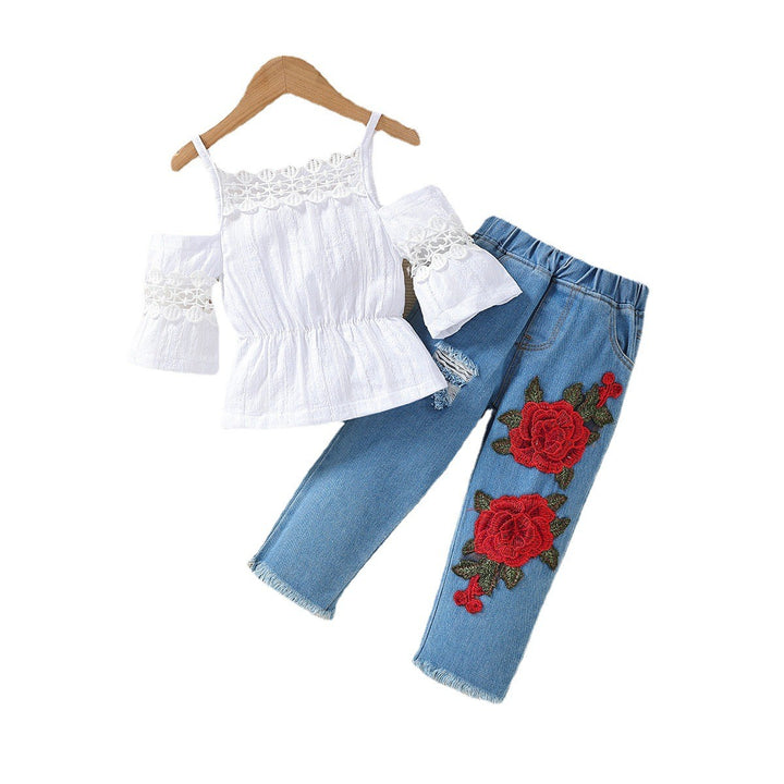 Girls Top with Trousers