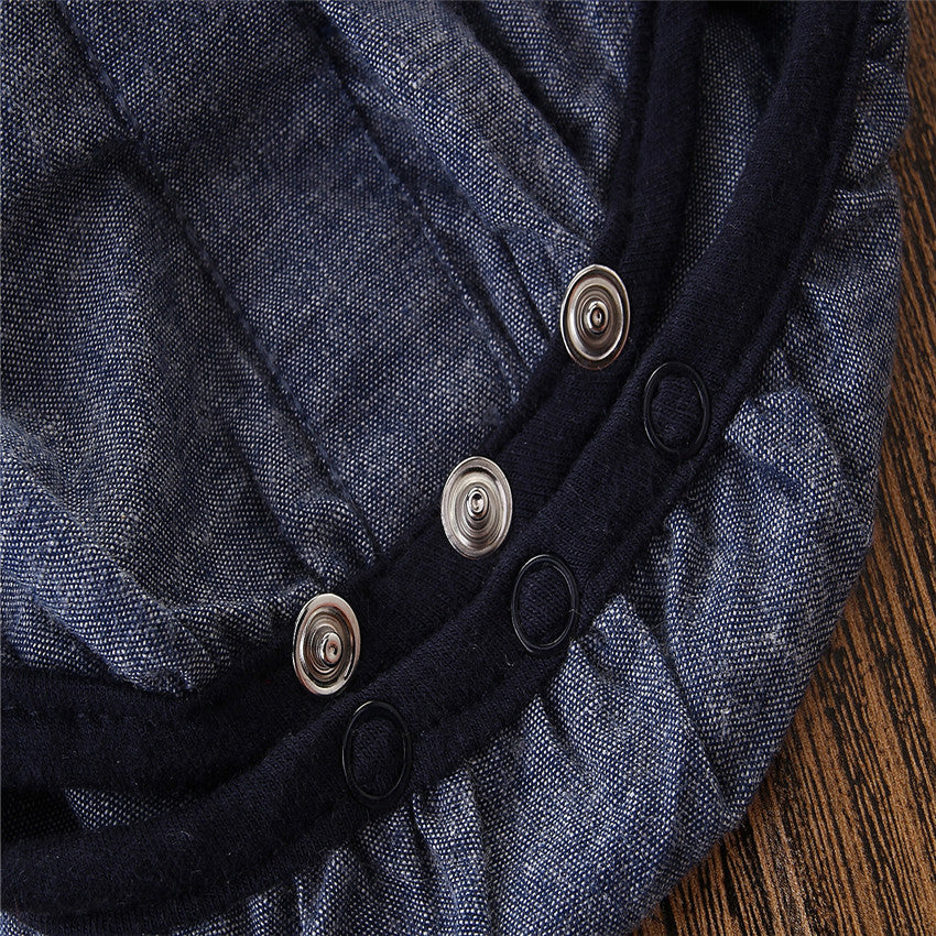 Infant Boys Grey Pure Cotton Shirt & Trouser With Bow