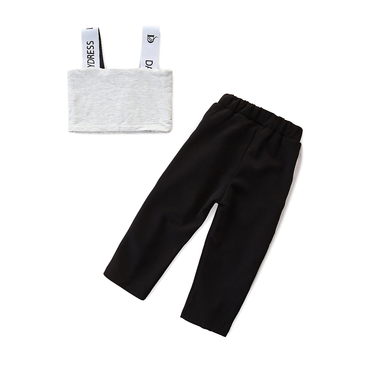 Girls White Top With Trousers
