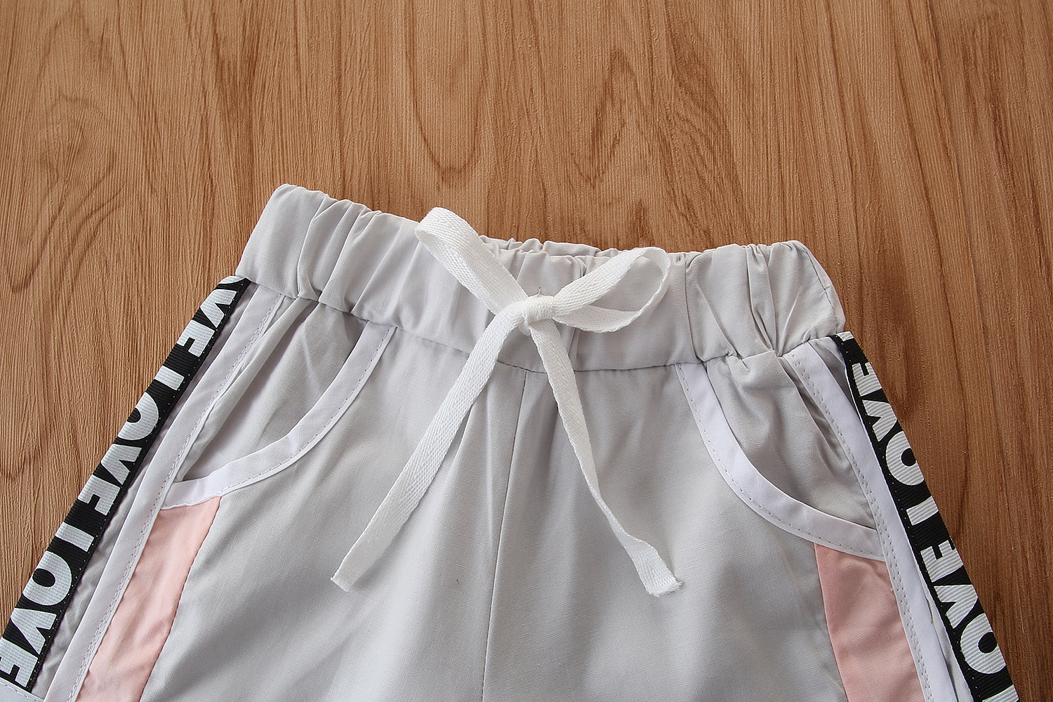 Girls Pink Colourblocked Hooded Top & T-shirt with Shorts