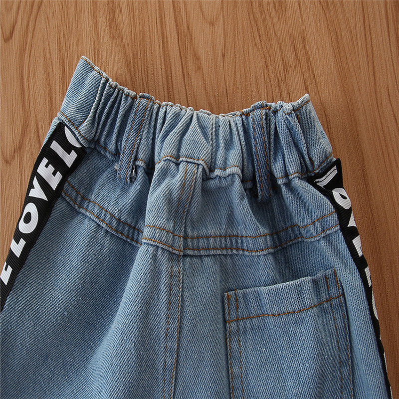 Girls Black Top With Shorts