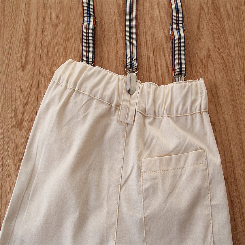 Boys Blue Pure Cotton Shirt With Trousers
