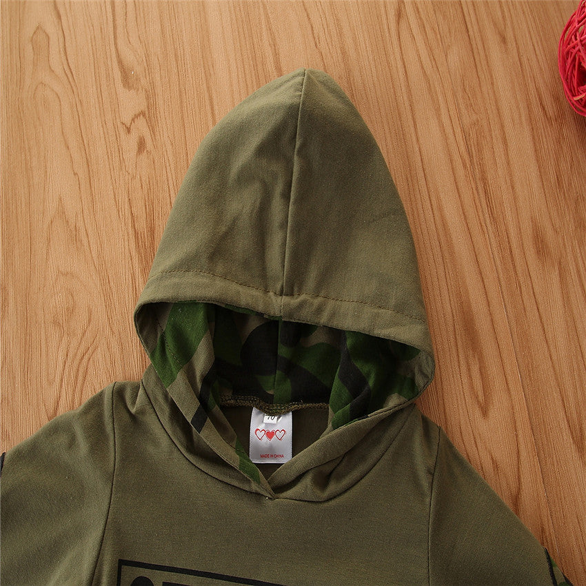 Boys Green Printed Sweatshirt with Pyjamas