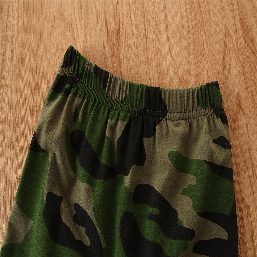 Boys Green Printed Sweatshirt with Pyjamas