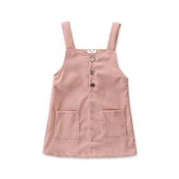 Pink Pinafore Mini Dress