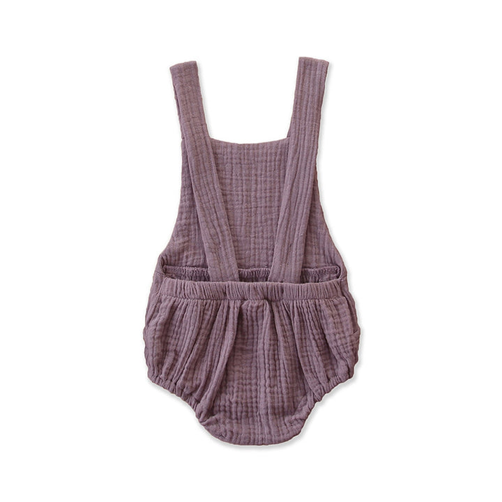 Infant Girls Purple Cotton Bodysuit