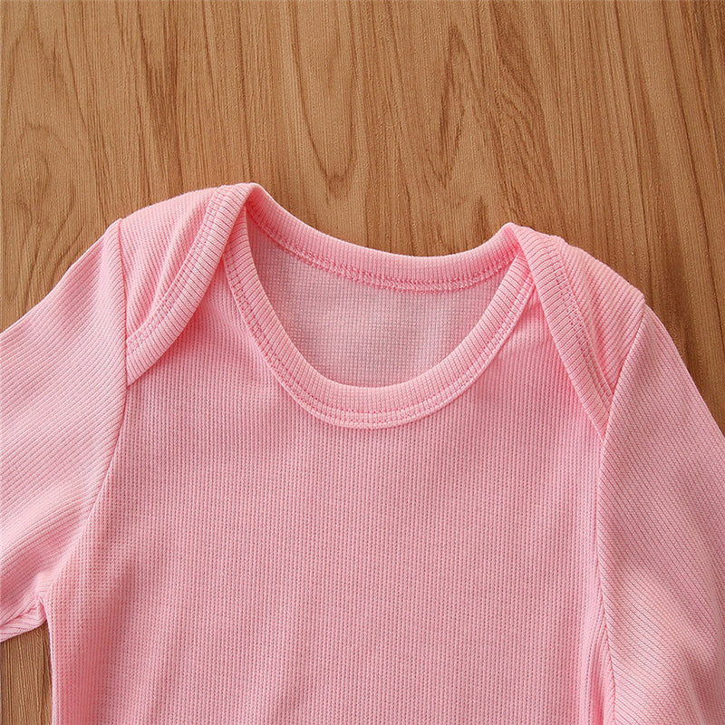 Girls Pink T-shirt With Joggers & Cap