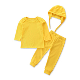 Girls Yellow T-shirt With Joggers & Cap