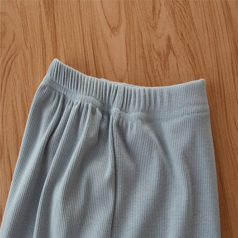 Girls Blue T-shirt With Joggers & Cap