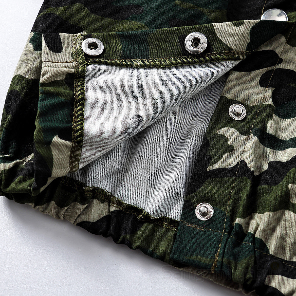 Girls Green Printed Shirt With Skirt