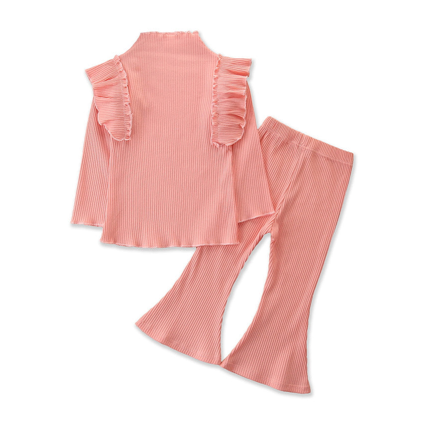 Girls Striped Top with Palazzos