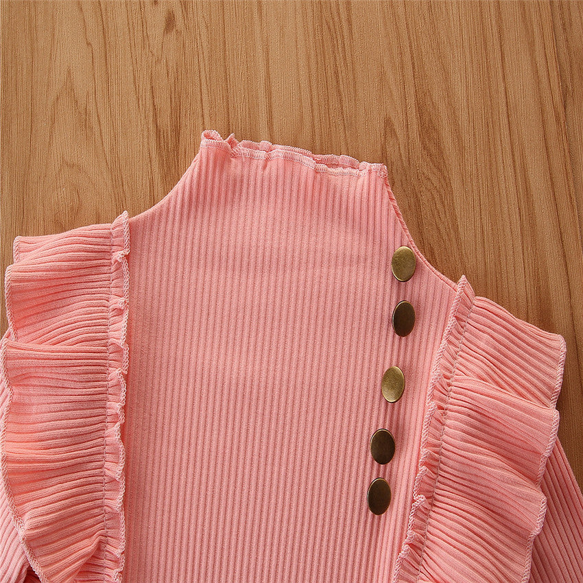Girls Striped Top with Palazzos
