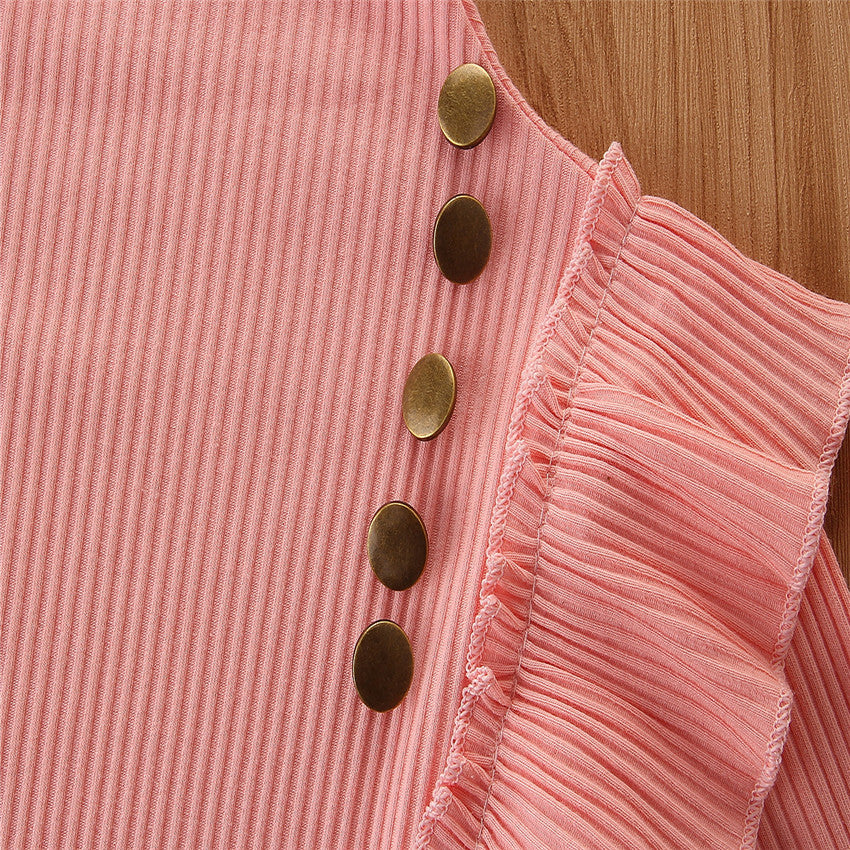 Girls Striped Top with Palazzos