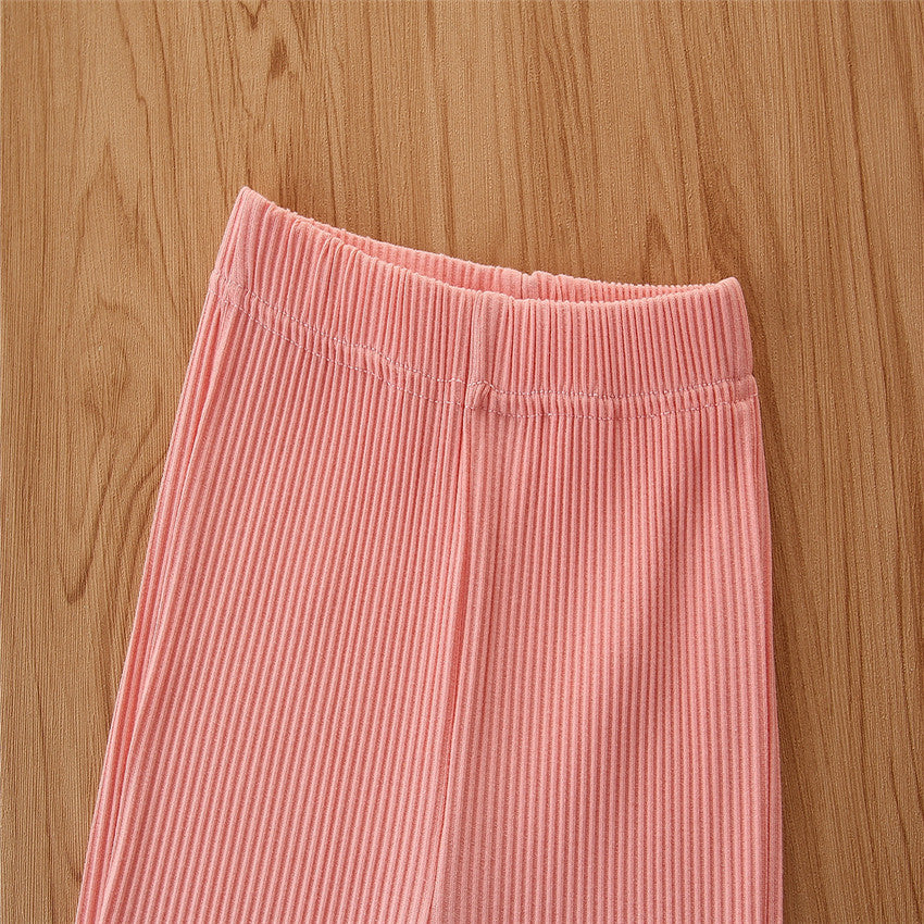 Girls Striped Top with Palazzos