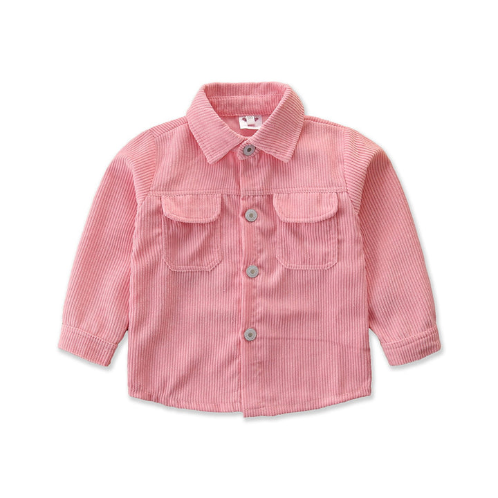 Girls Pink Self Design Windcheater Cotton Tailored Jacket