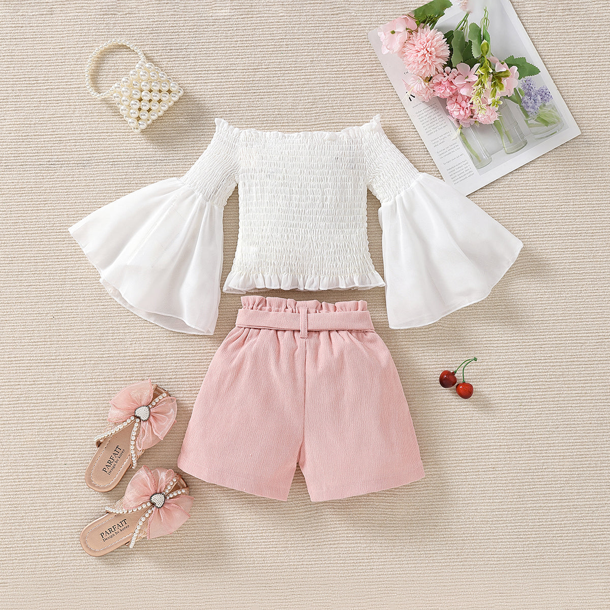 Girls Top with Shorts