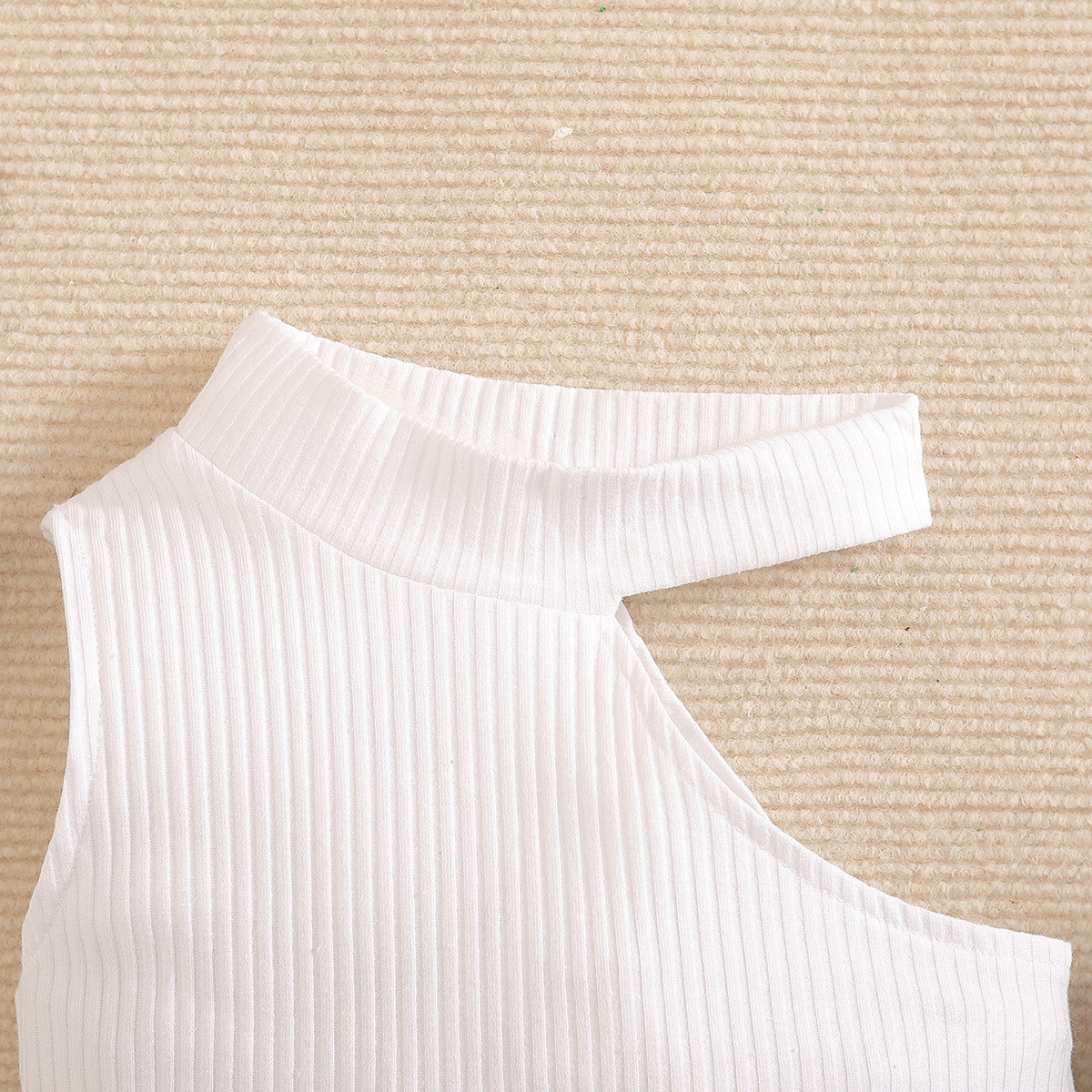 Girls White Top With Trousers