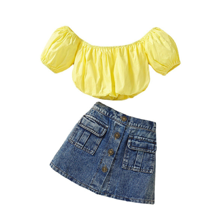 Girls Top with Skirt