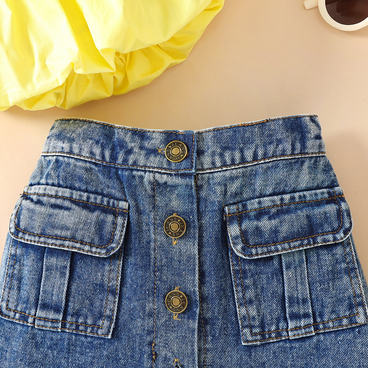 Girls Top with Skirt