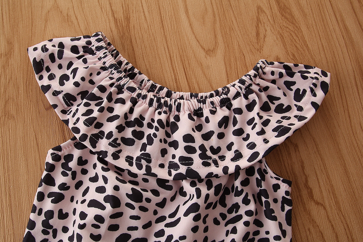 Girls Pink Printed Top With Palazzos