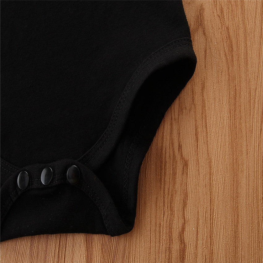 Girls Black Bodysuit with Shorts