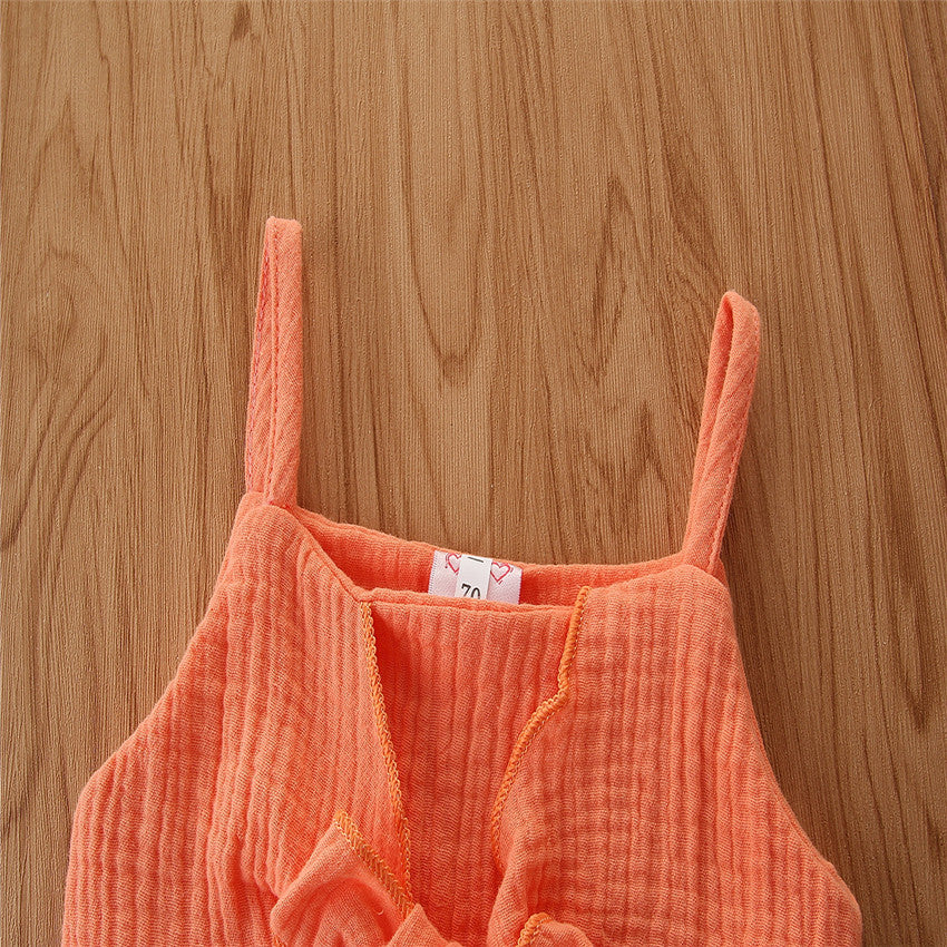 Girls Pink Self Design Top with Printed Shorts