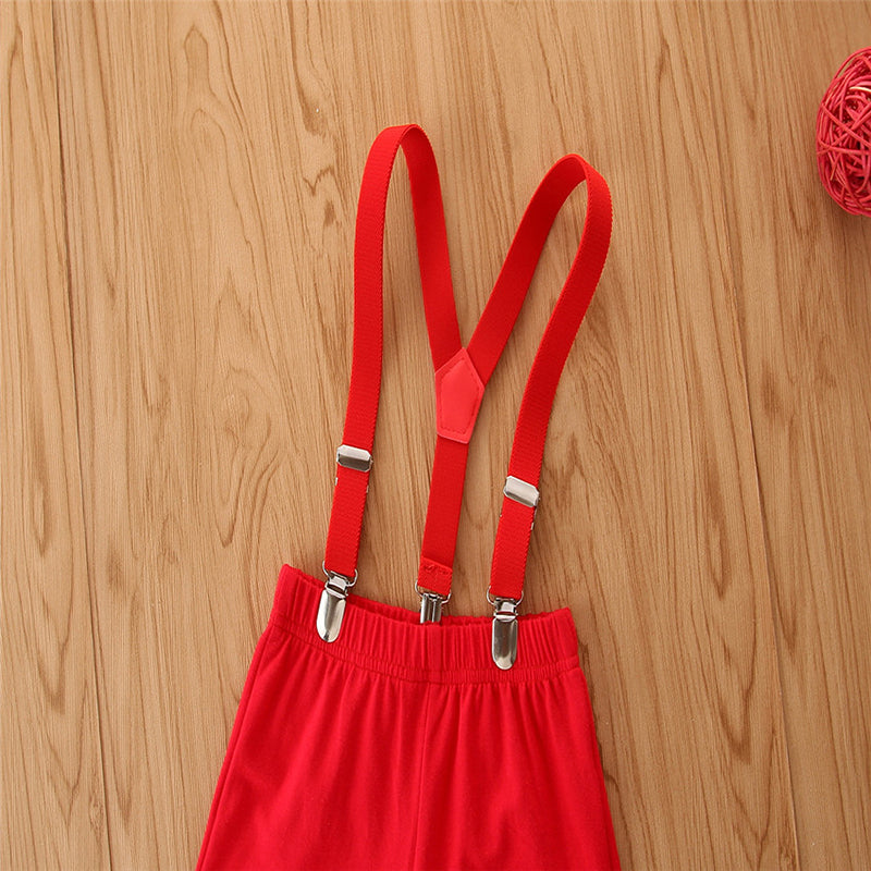 Boys Black & Red Top with Shorts