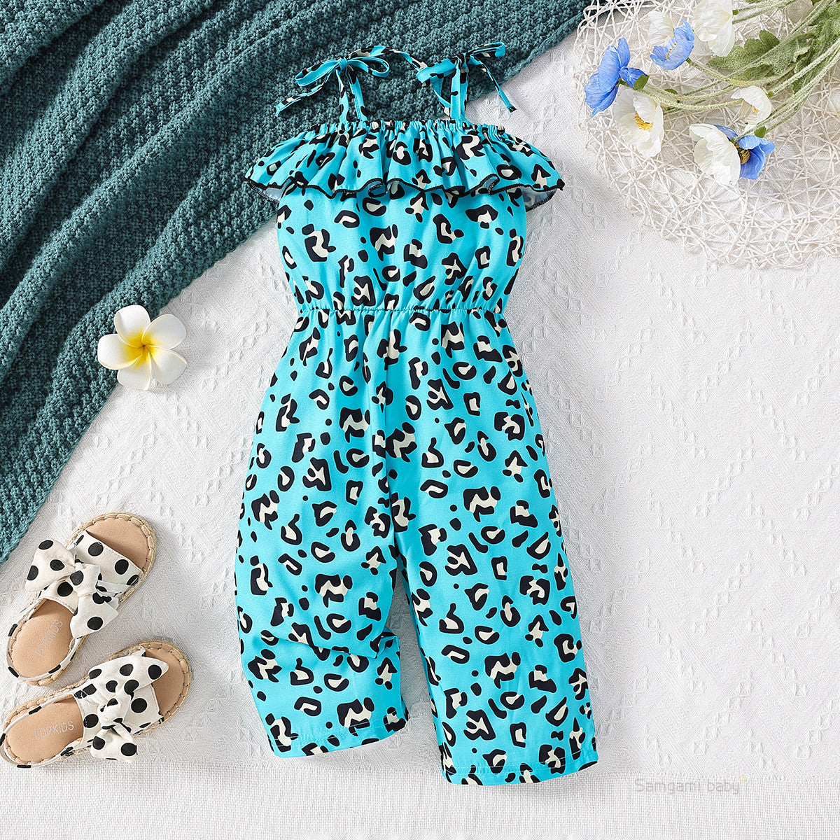 Girls Printed Jumpsuit