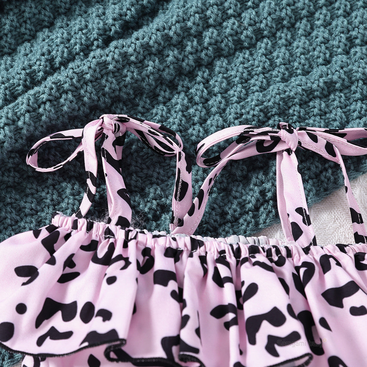 Girls Printed Basic Jumpsuit