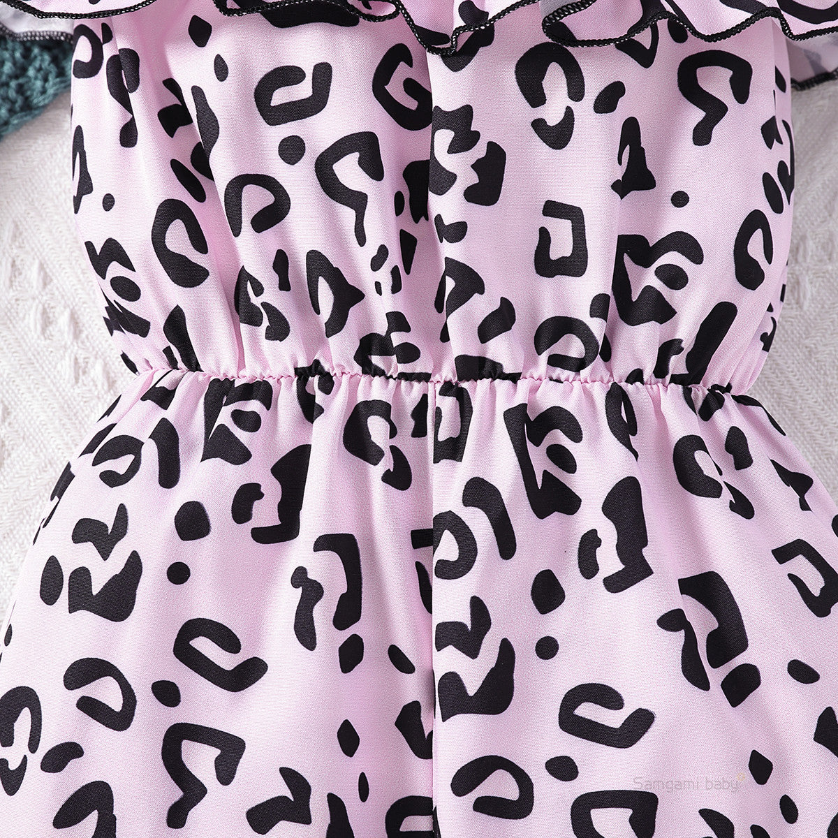 Girls Printed Basic Jumpsuit