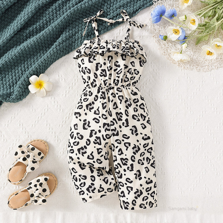 Girls Printed Jumpsuit