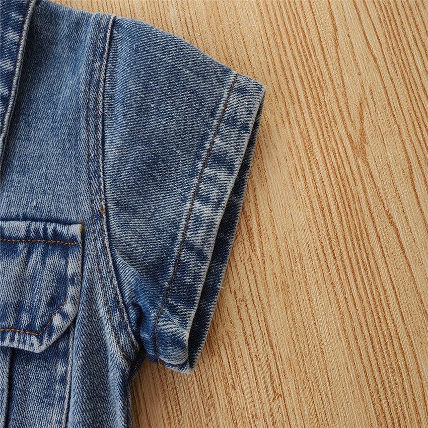 Girls Dyed Top with Shorts