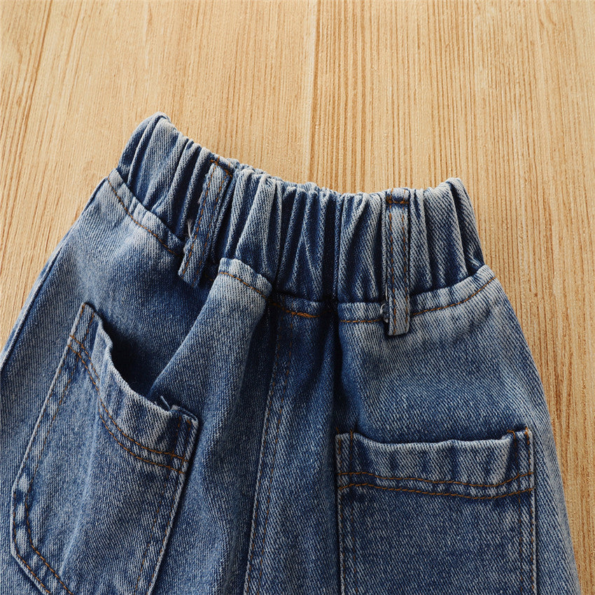 Girls Dyed Top with Shorts