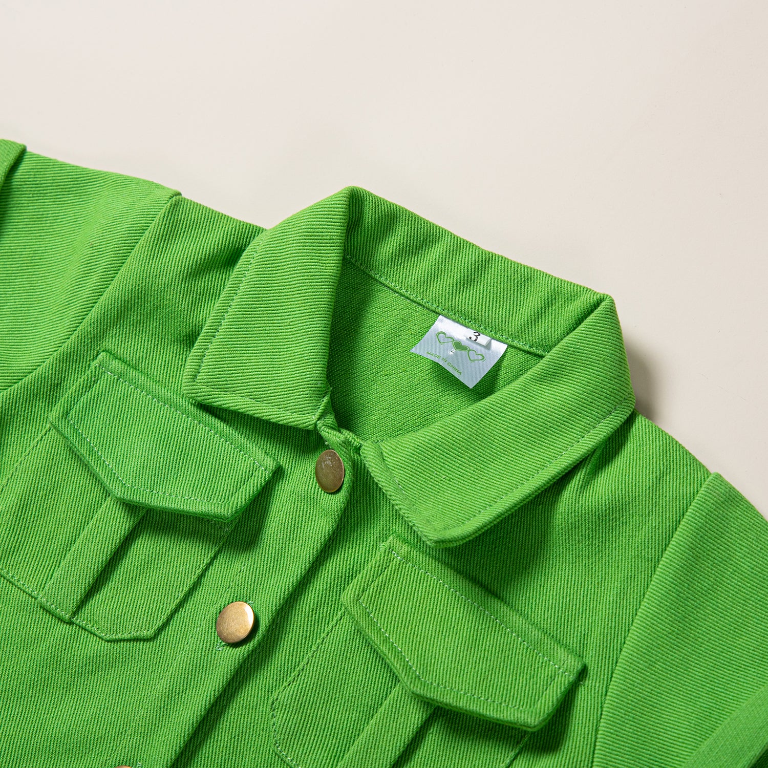 Girls Green Top With Shorts