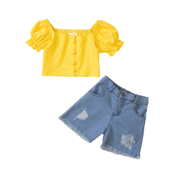 Girls Top with Shorts