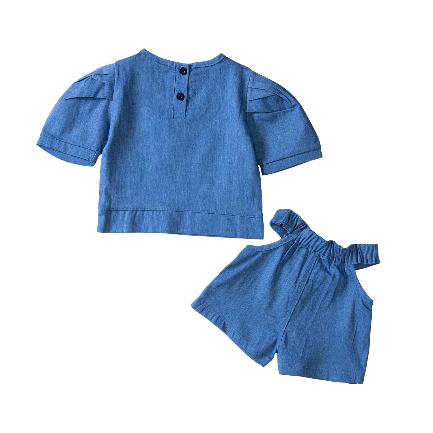 Girls Blue Top With Shorts