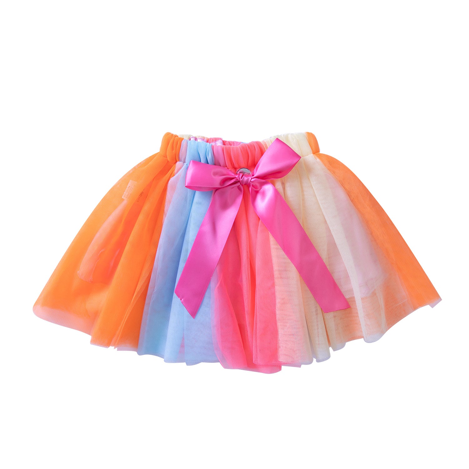 Girls Pink Typography Printed T-shirt with Skirt