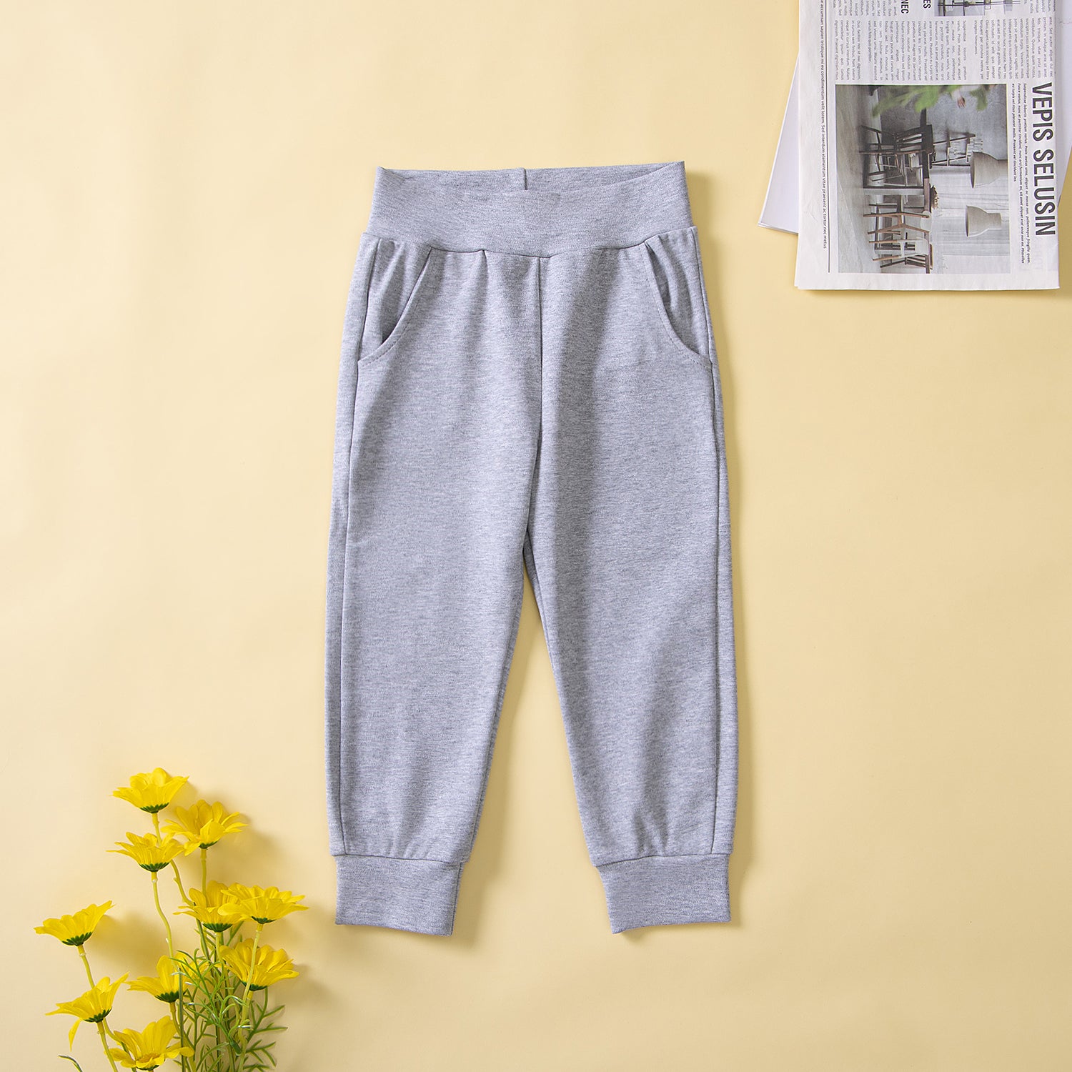 Girls White T-shirt with Trousers