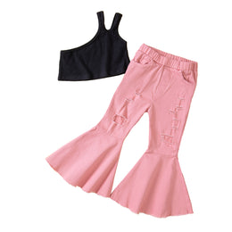 Girls Top with Palazzos