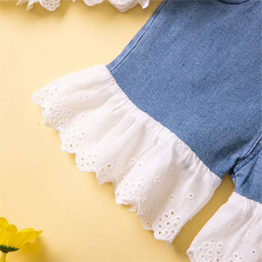 Girls Blue Top with Shorts