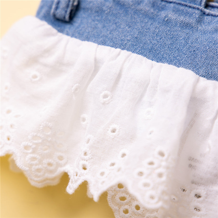 Girls Blue Top with Shorts