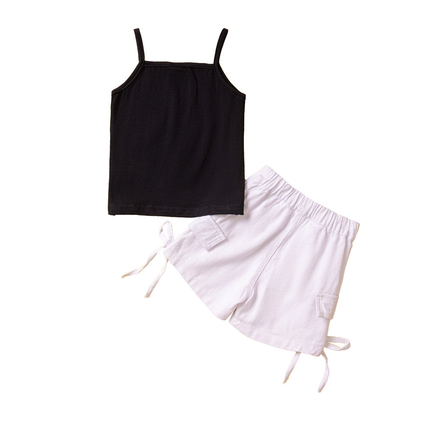 Girls Printed Top with Shorts