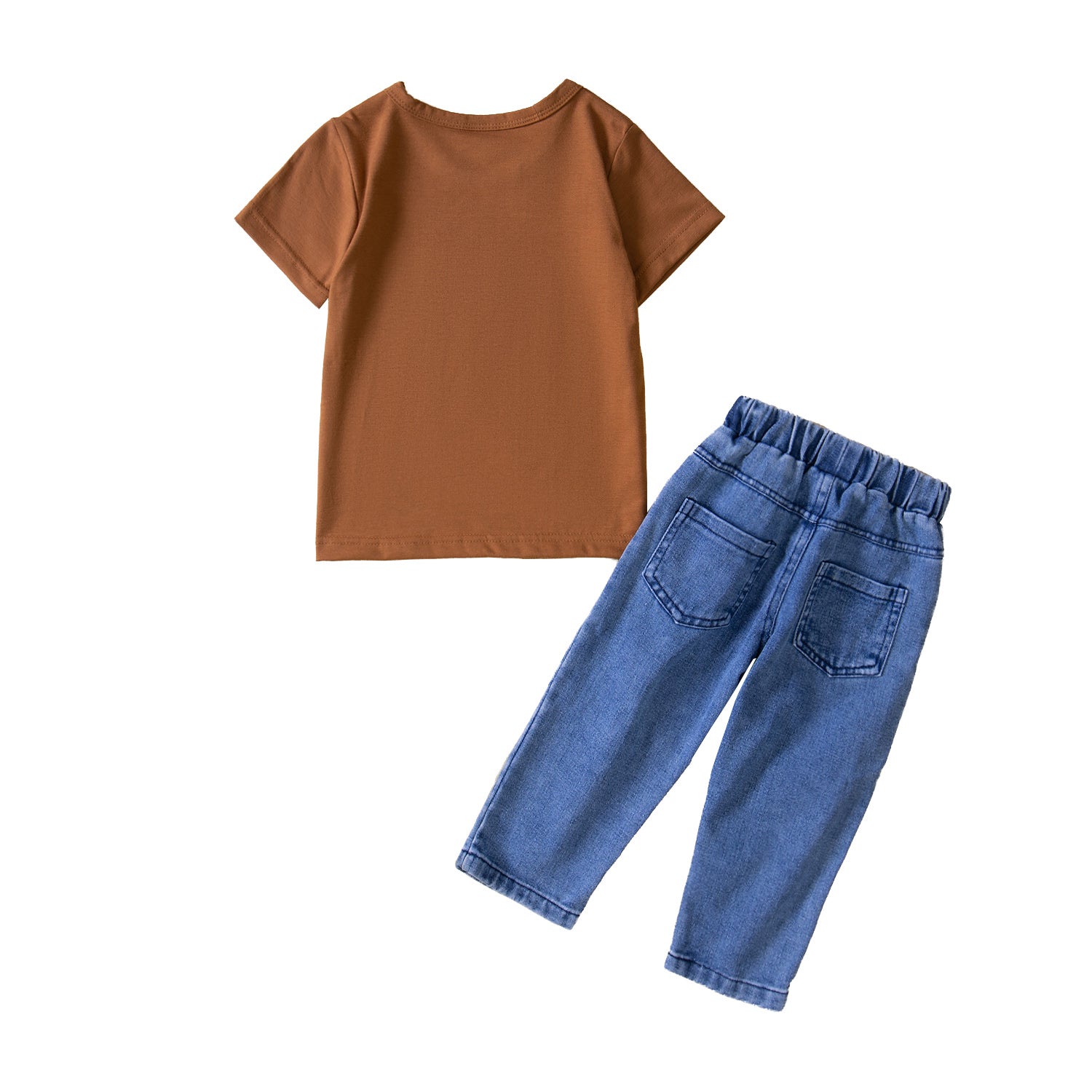 Boys Printed T-shirt with Trousers