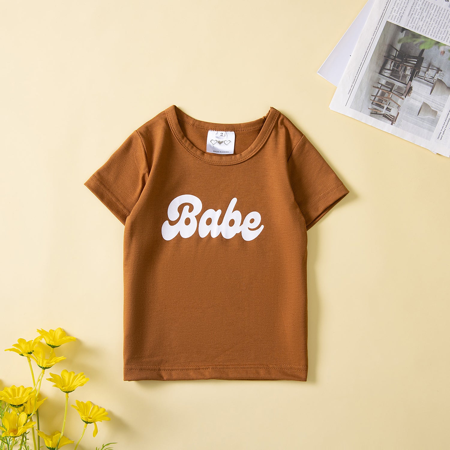 Boys Printed T-shirt with Trousers