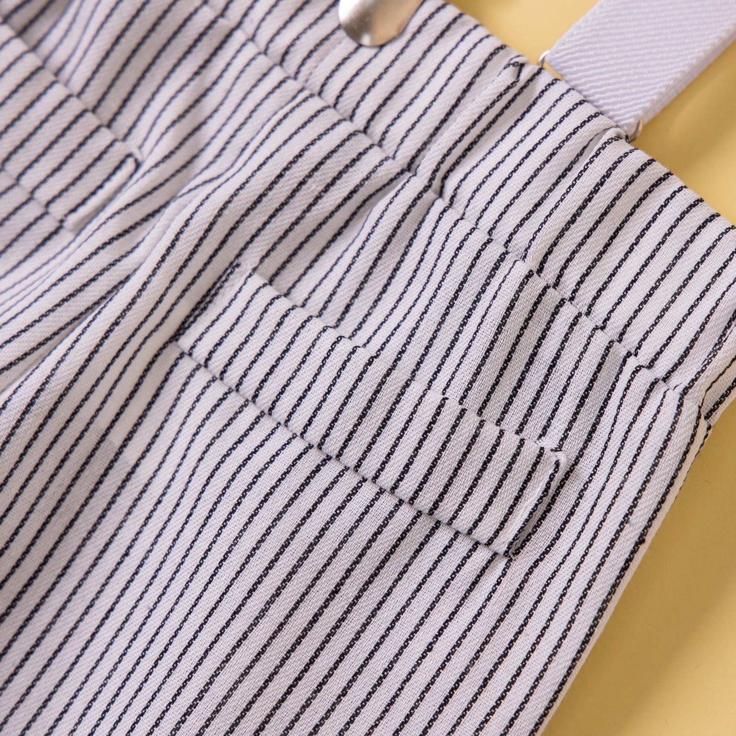 Boys White Shirt Collar Pure Cotton Shirt & Trousers With Suspenders