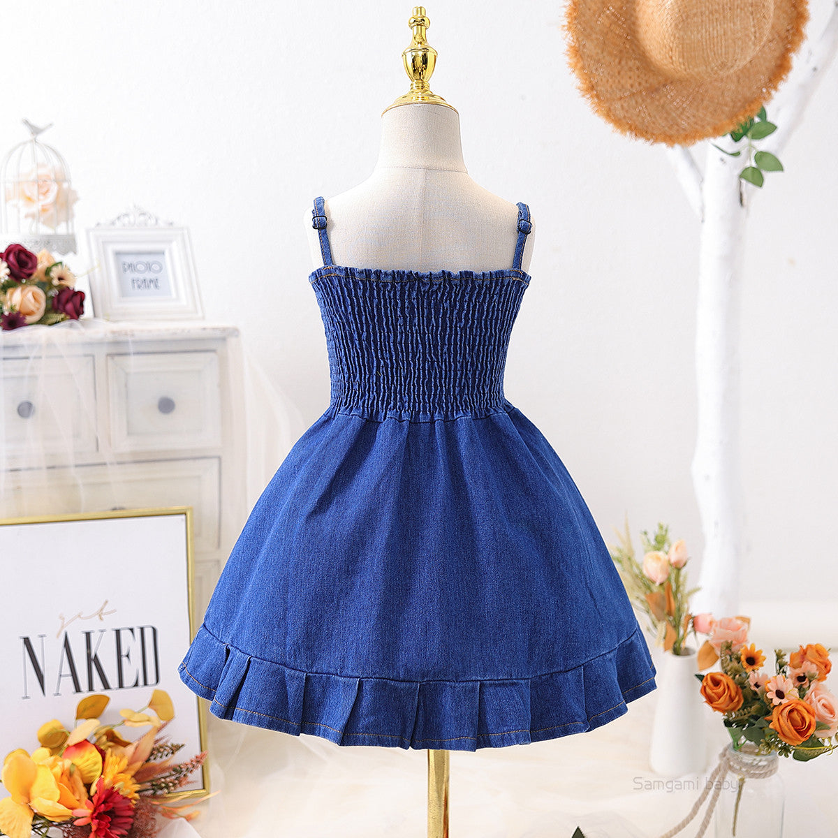 Girls Fit & Flare Maxi Dress