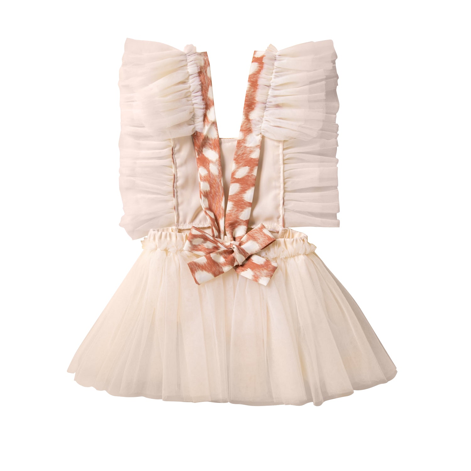 Infant Girls Beige Printed Bodysuit