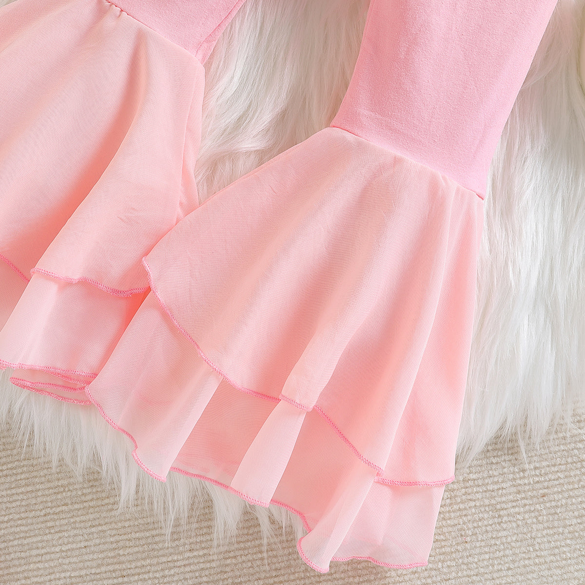 Girls Pink Top With Palazzos