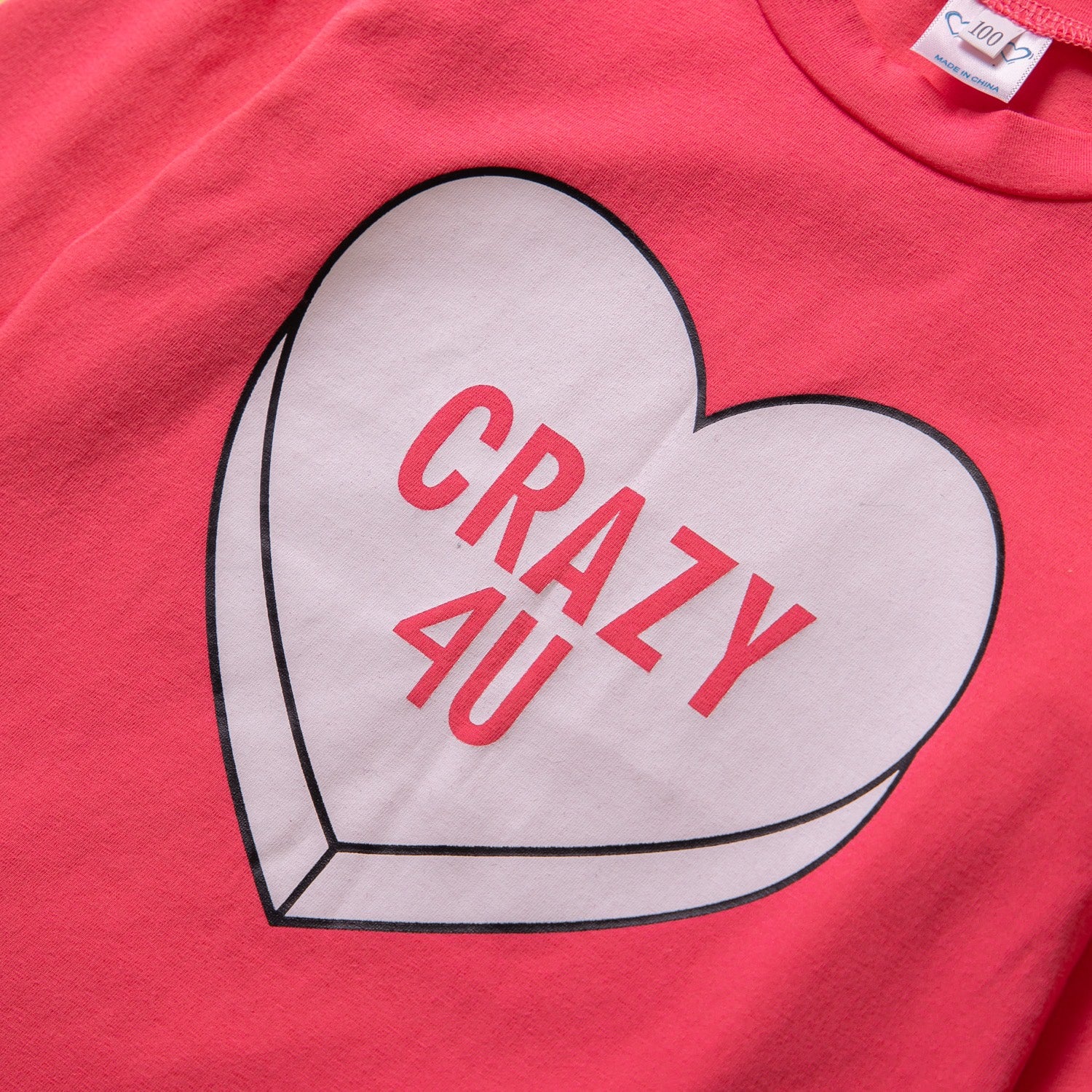 Girls Pink Printed T-shirt With Palazzos