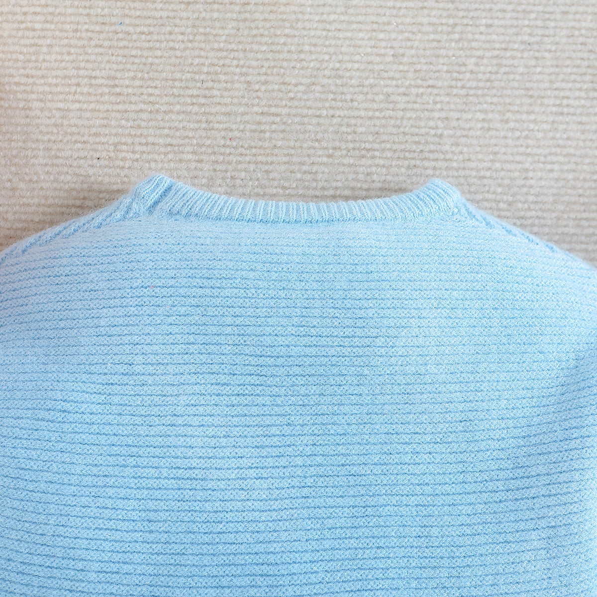 Boys Ribbed Cotton Pullover